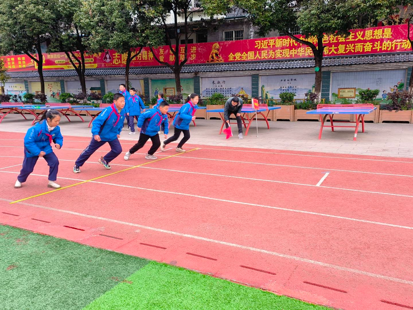 张振武小学开展学生体质健康测试