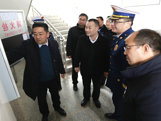我县加强年末岁初校园消防安全工作