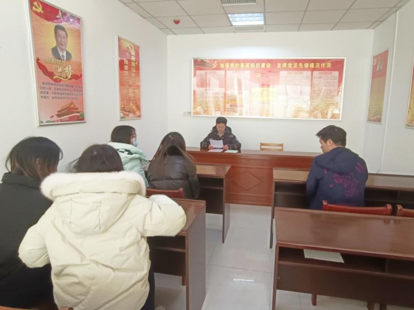 县公共就业和人才服务局开展常态化理论学习