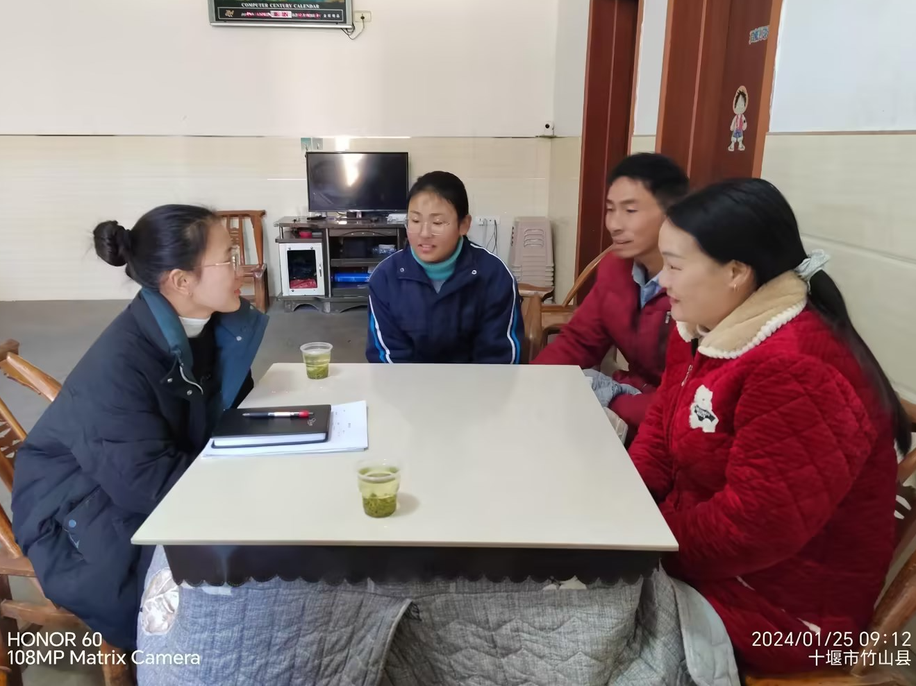 擂鼓中学：温情家访暖人心   润心赋能促成长