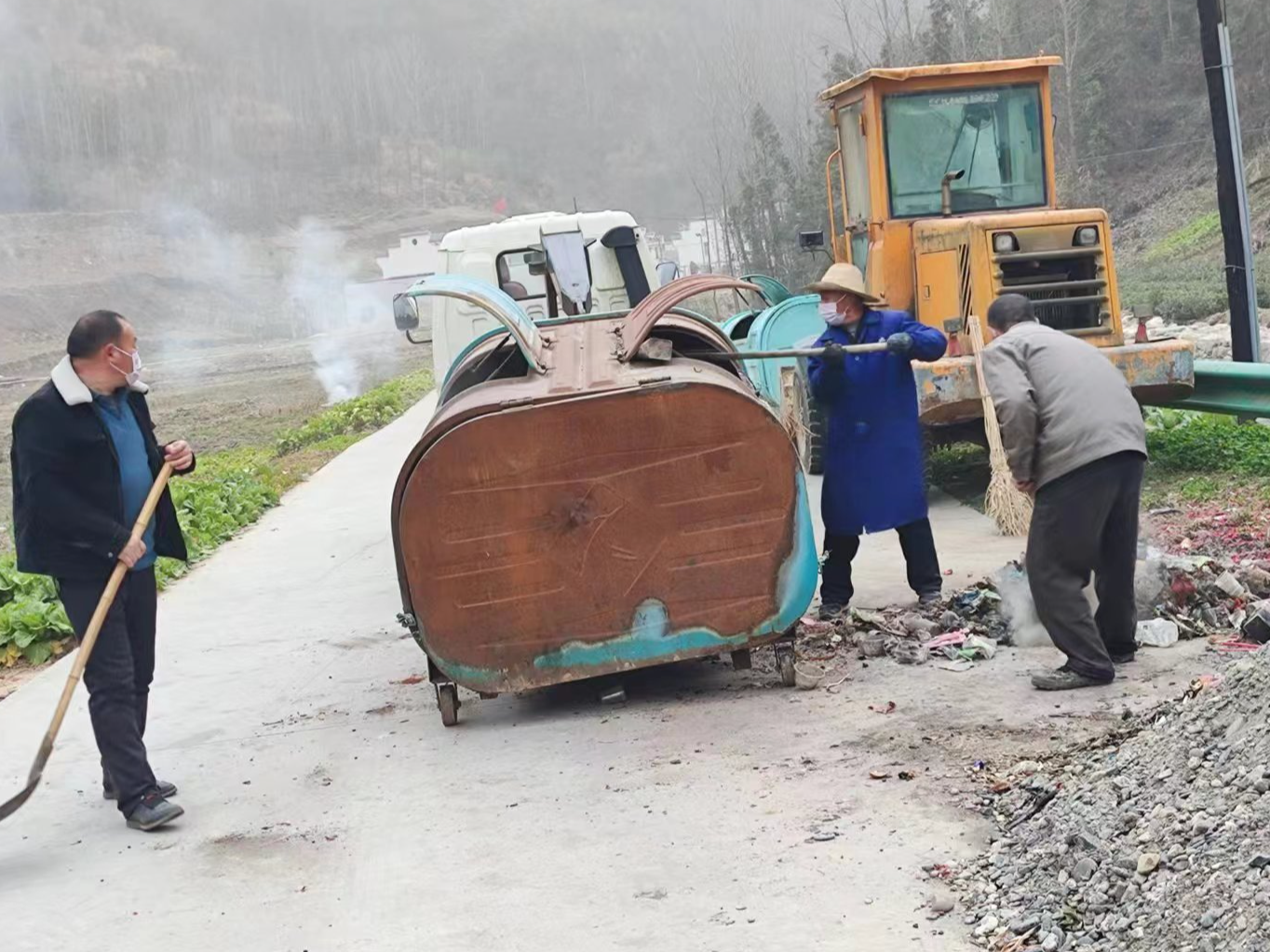 楼台乡：党建引领志愿红 干群齐心美家园