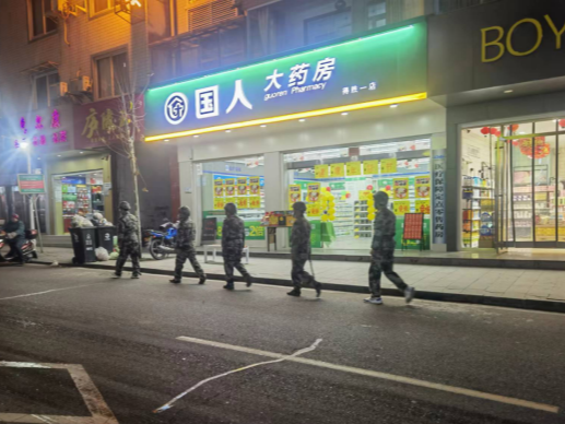 得胜镇：巡逻共守护 春节保畅通