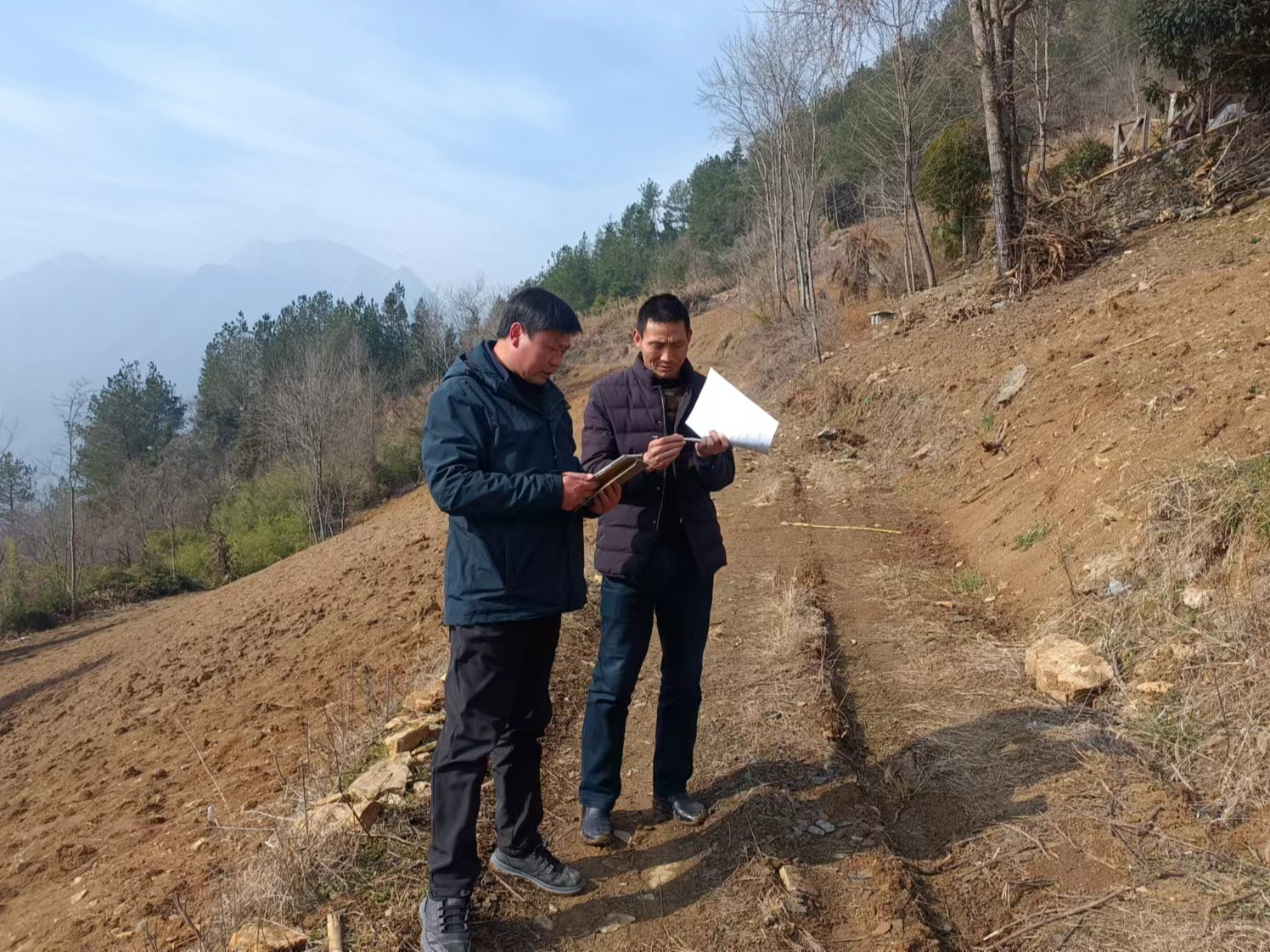 柳林乡开展2024年第一期森林督查图斑核查工作