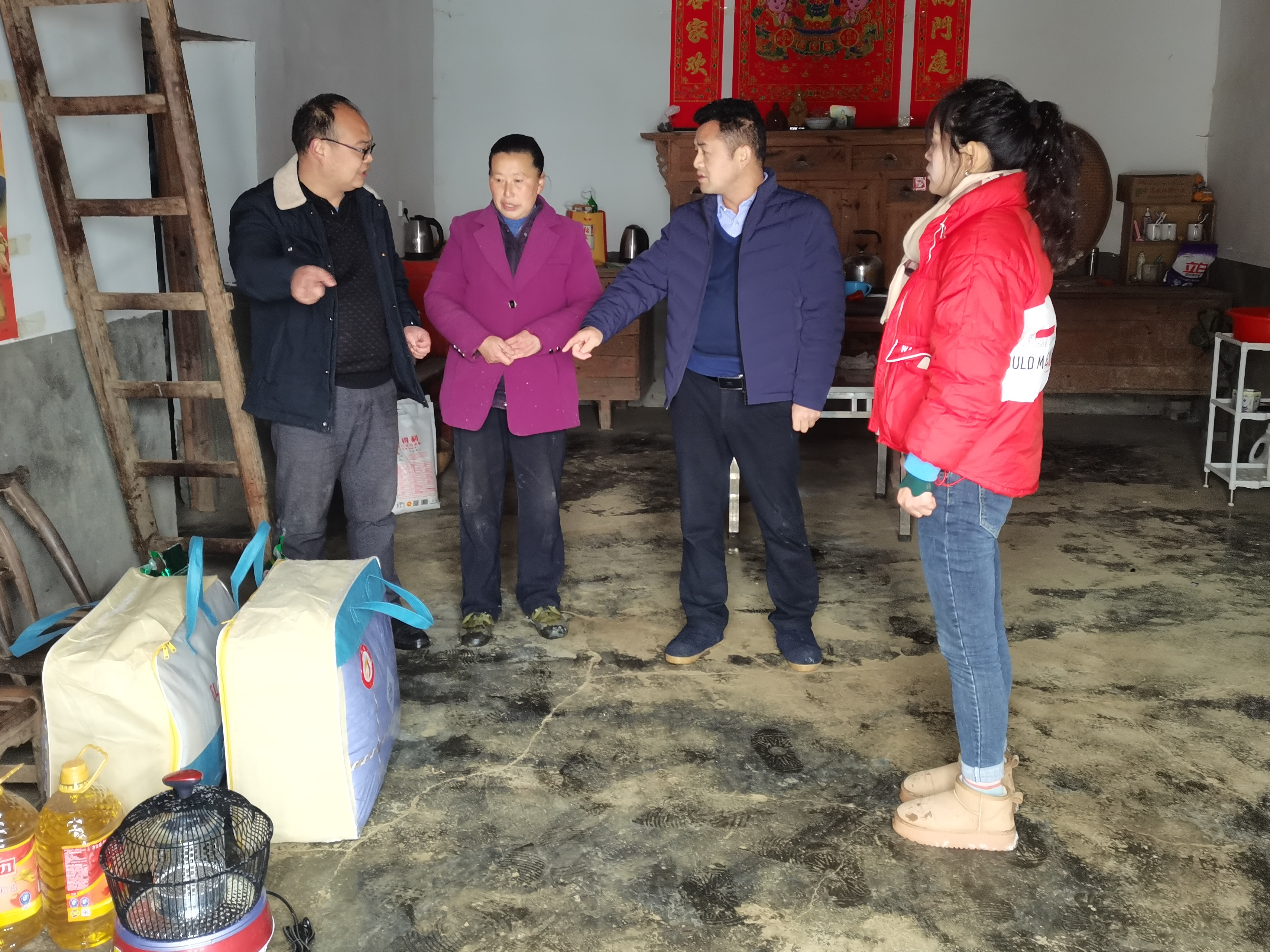 楼台乡：雪中送温暖 真情暖人心