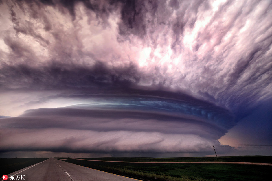 风暴追逐者拍震撼极端天气