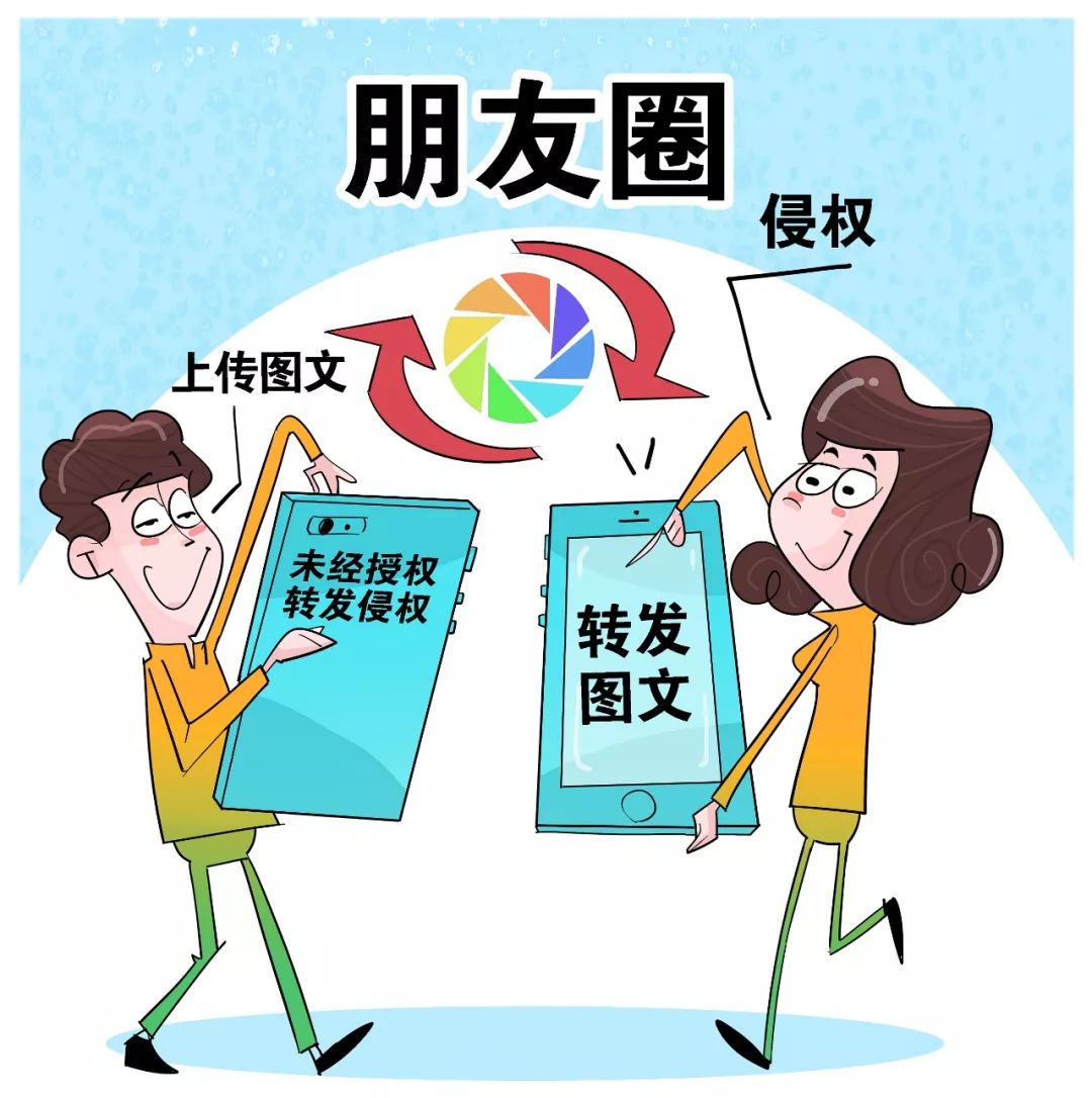 还在微信朋友圈随意转发你有可能侵权了