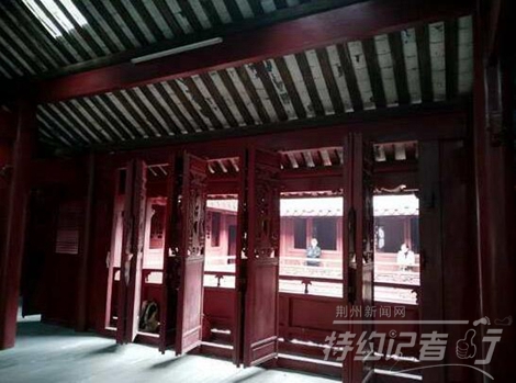 特约记者行江陵郝穴有座松鹤堂