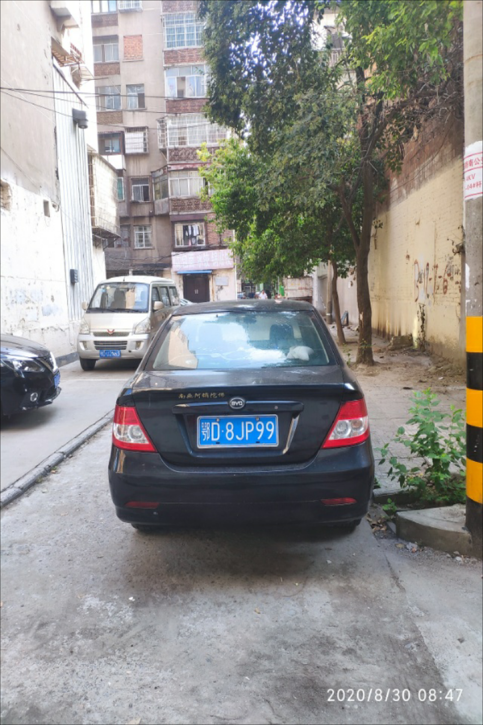 车牌号:鄂d8jp99时间:2020年8月30日08:48地点:荆州市沙市区朝阳路
