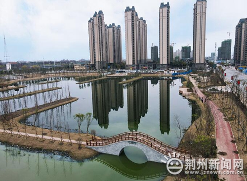 美翻啦荆北新区绿色生态后花园月底完工