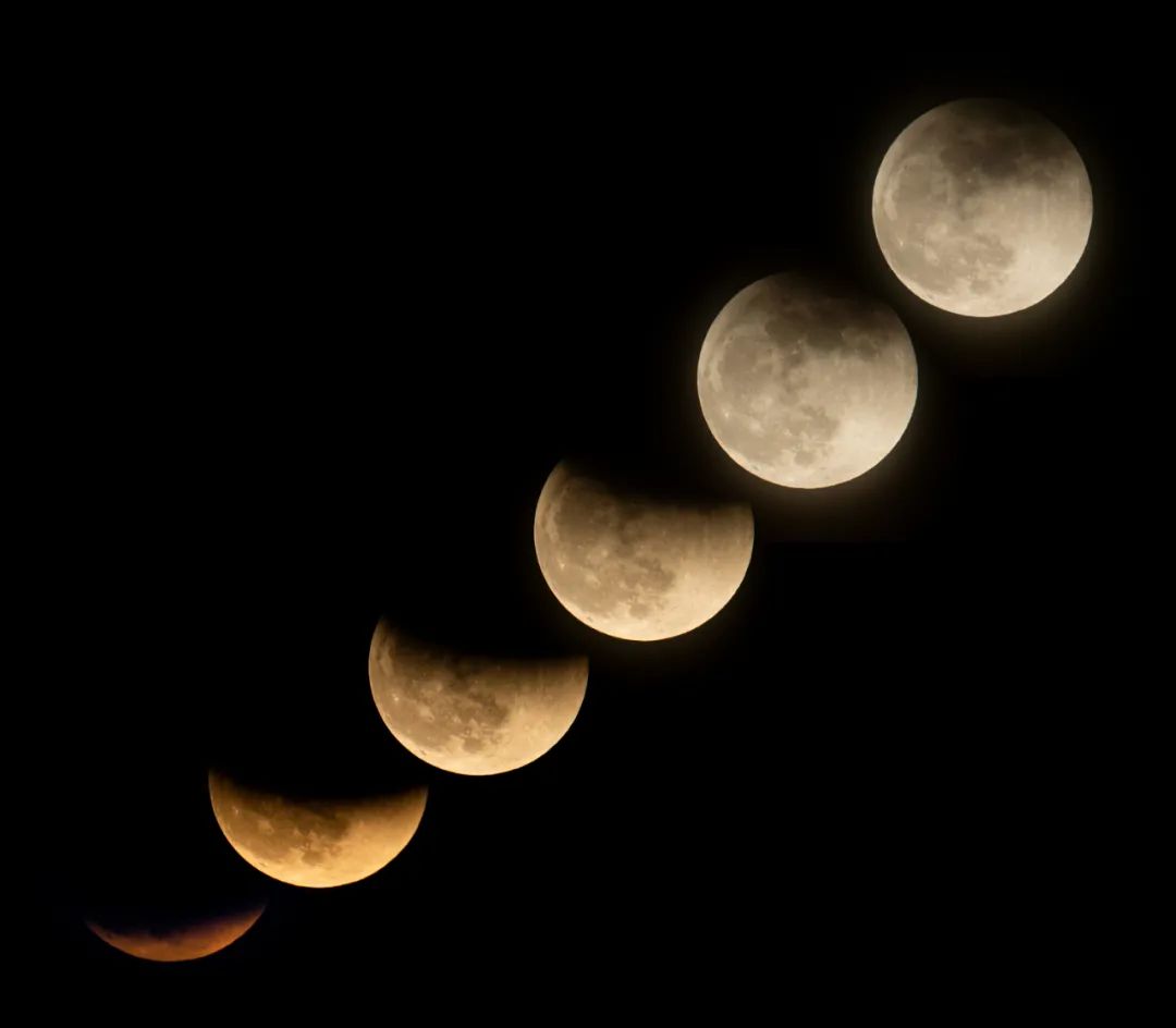 刚刚的月偏食你看到了吗绝美图来了
