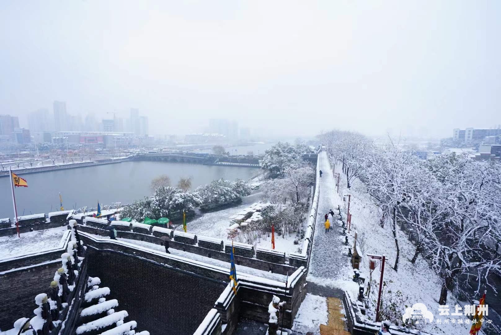 荆州雪景图片图片