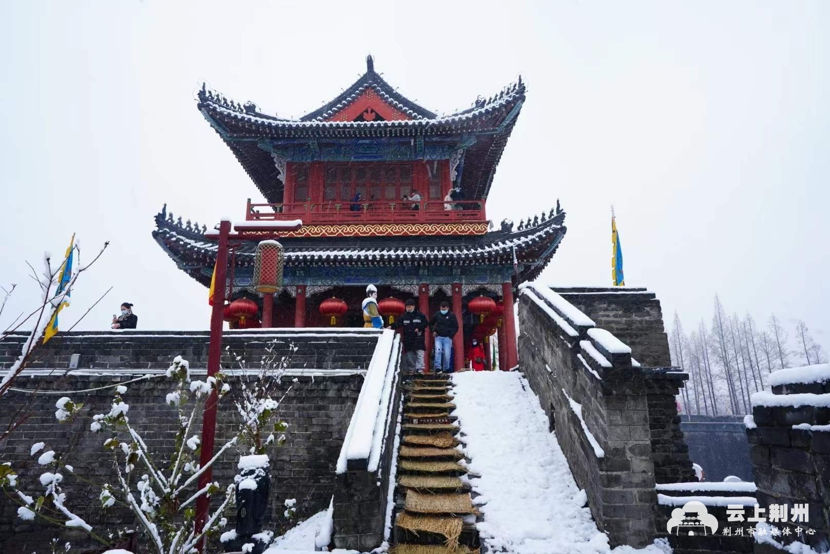 荆州雪景图片图片