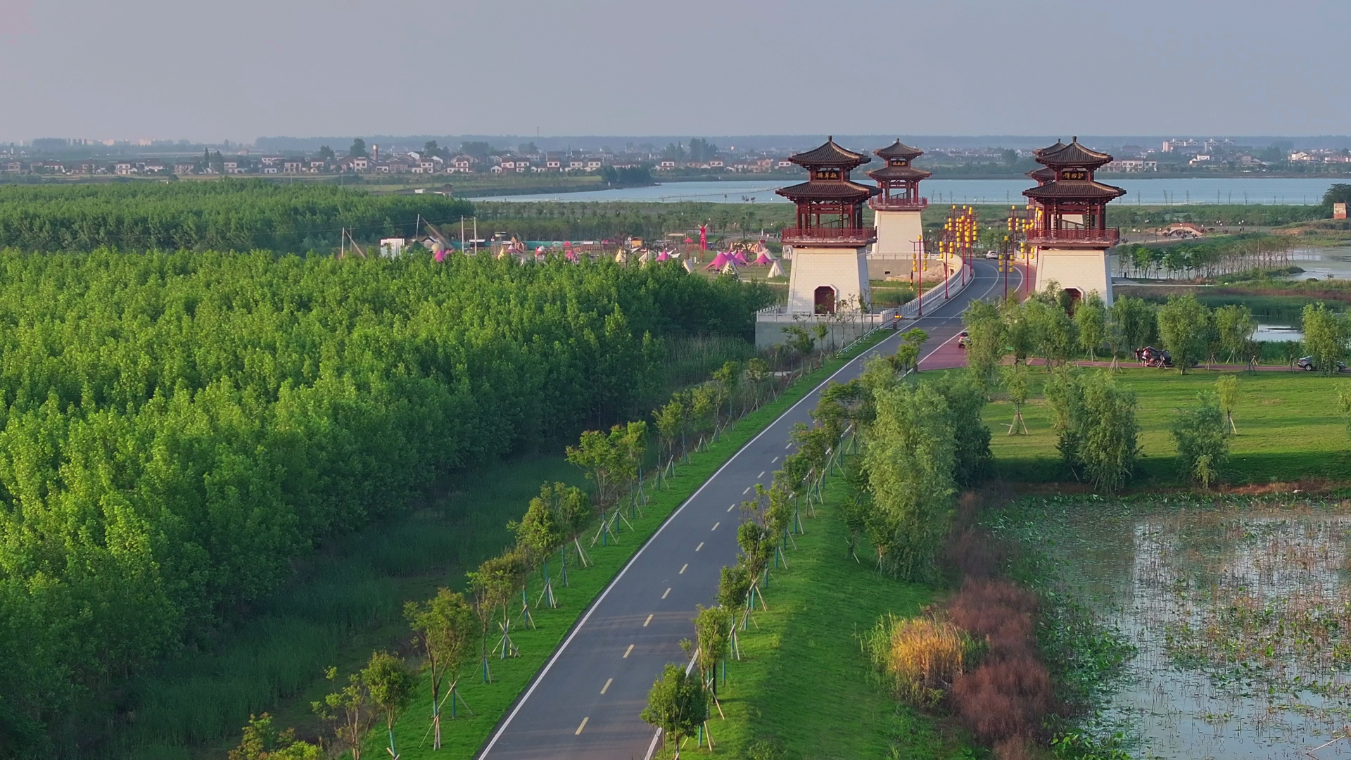 松滋风景图片