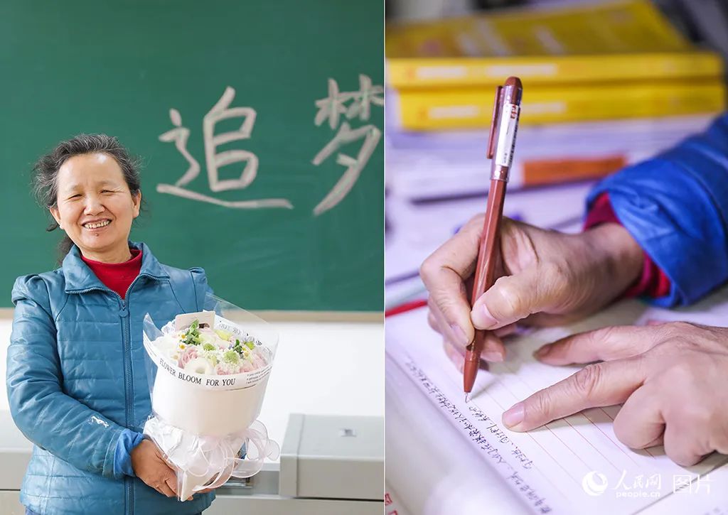 “70”后大学生张计玲正在备战研究生考试复试。人民网记者 王帆摄 