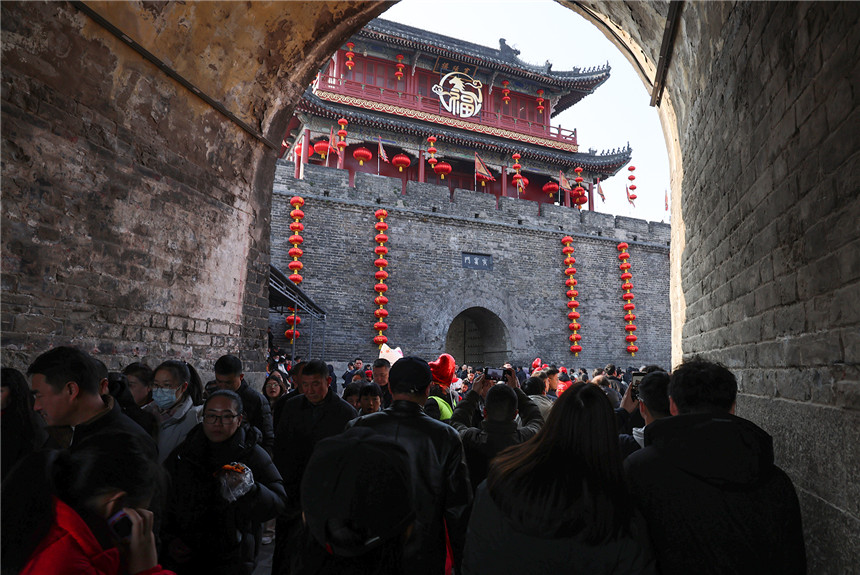 湖北荆州新春开城大典让游客沉浸体验年味【8】