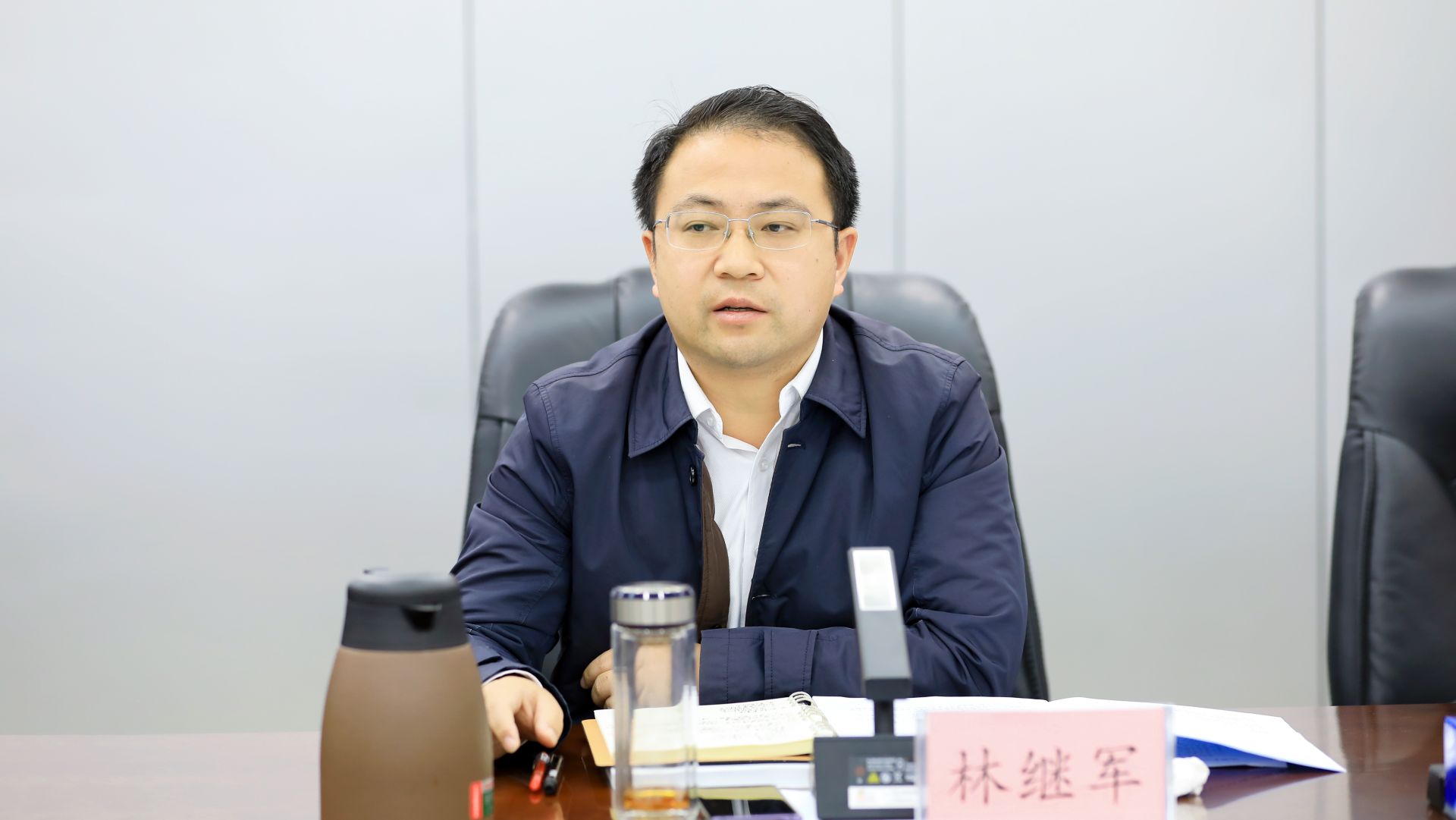 市委副书记,市长林继军要求:企业方要进一步找准项目定位,细化项目