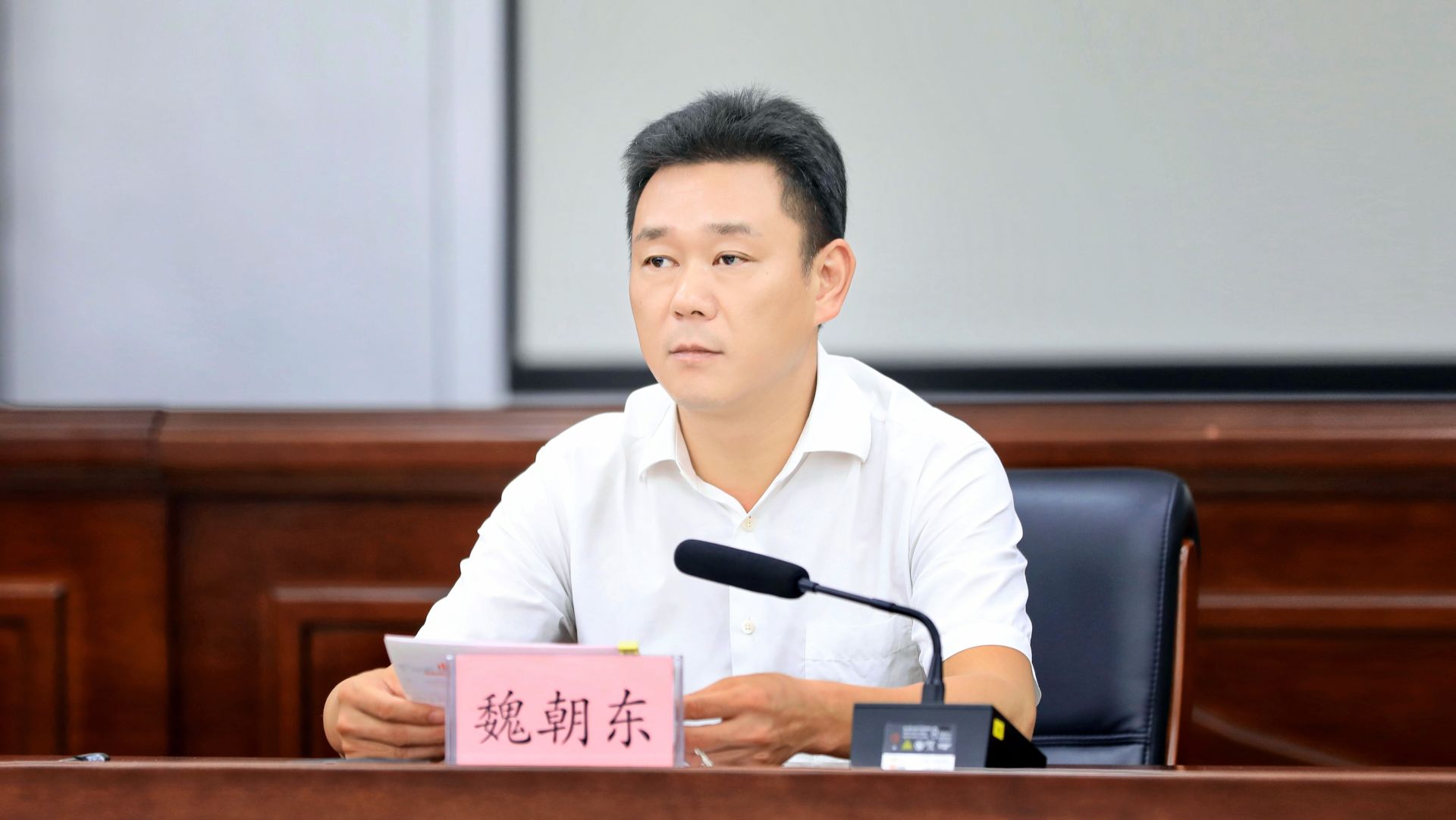 魏朝东以燃烧沸腾奔跑状态推动洪湖高质量发展