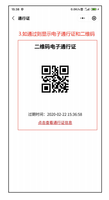 也可以在"荆易行"微信小程序首页"办理结果查询"栏点击"通行证",查询