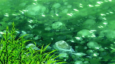 那就是:因为只有一种方式,它很快就学会了,水开始学习流动