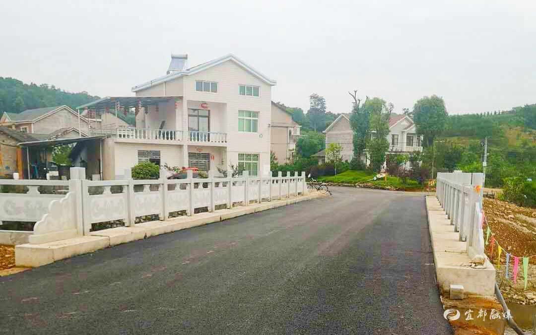 全心畈村民心桥建成通车_云上宜都