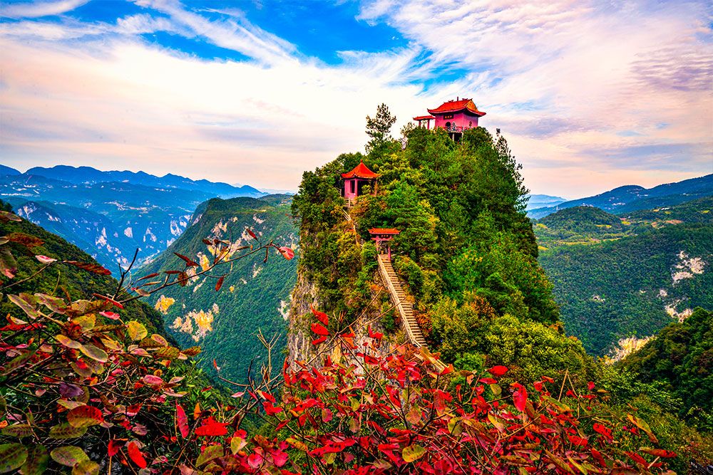 组图巴东又是一年红叶季漫山红叶装晚秋