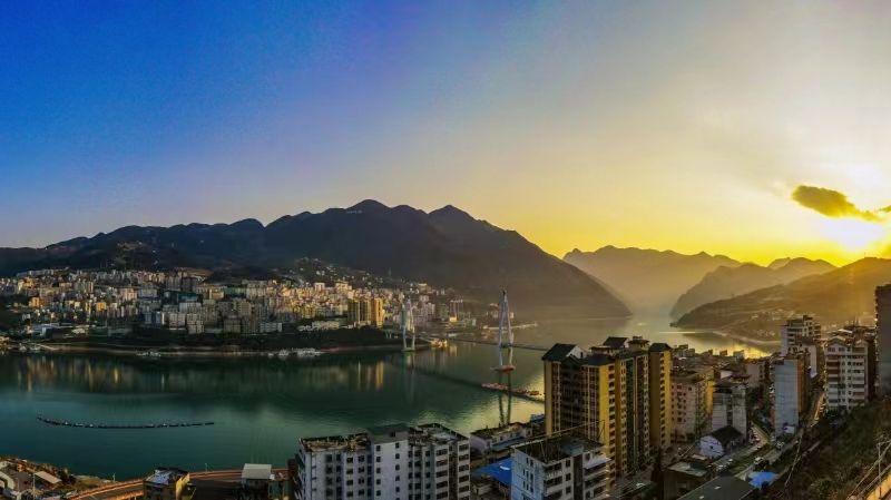 组图丨湖北巴东平湖江城俏夕阳