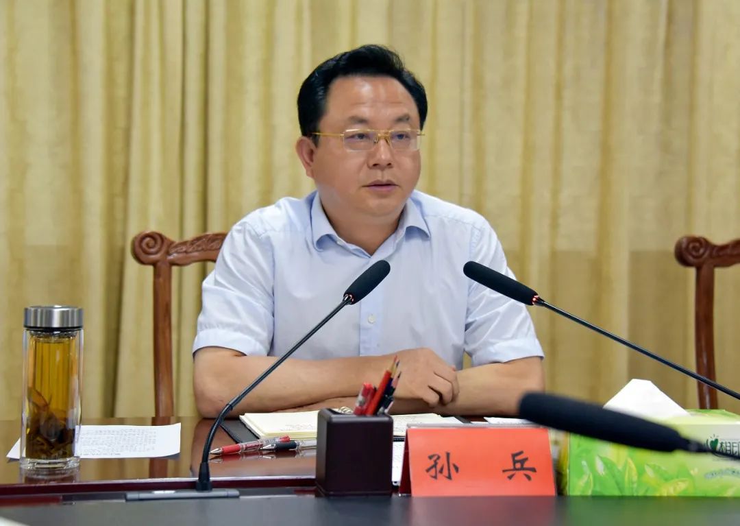 孙兵在湖北国际物流核心枢纽项目建设鄂州指挥部指挥长