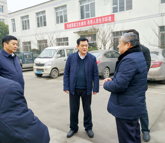 伍应彪周俊杰调研企业节后复工情况