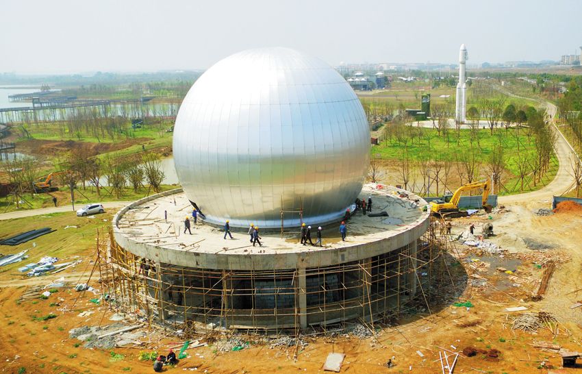 公園內將建有360°全球幕影院,飛行營地,三棲模型基地(航模,車模,船模