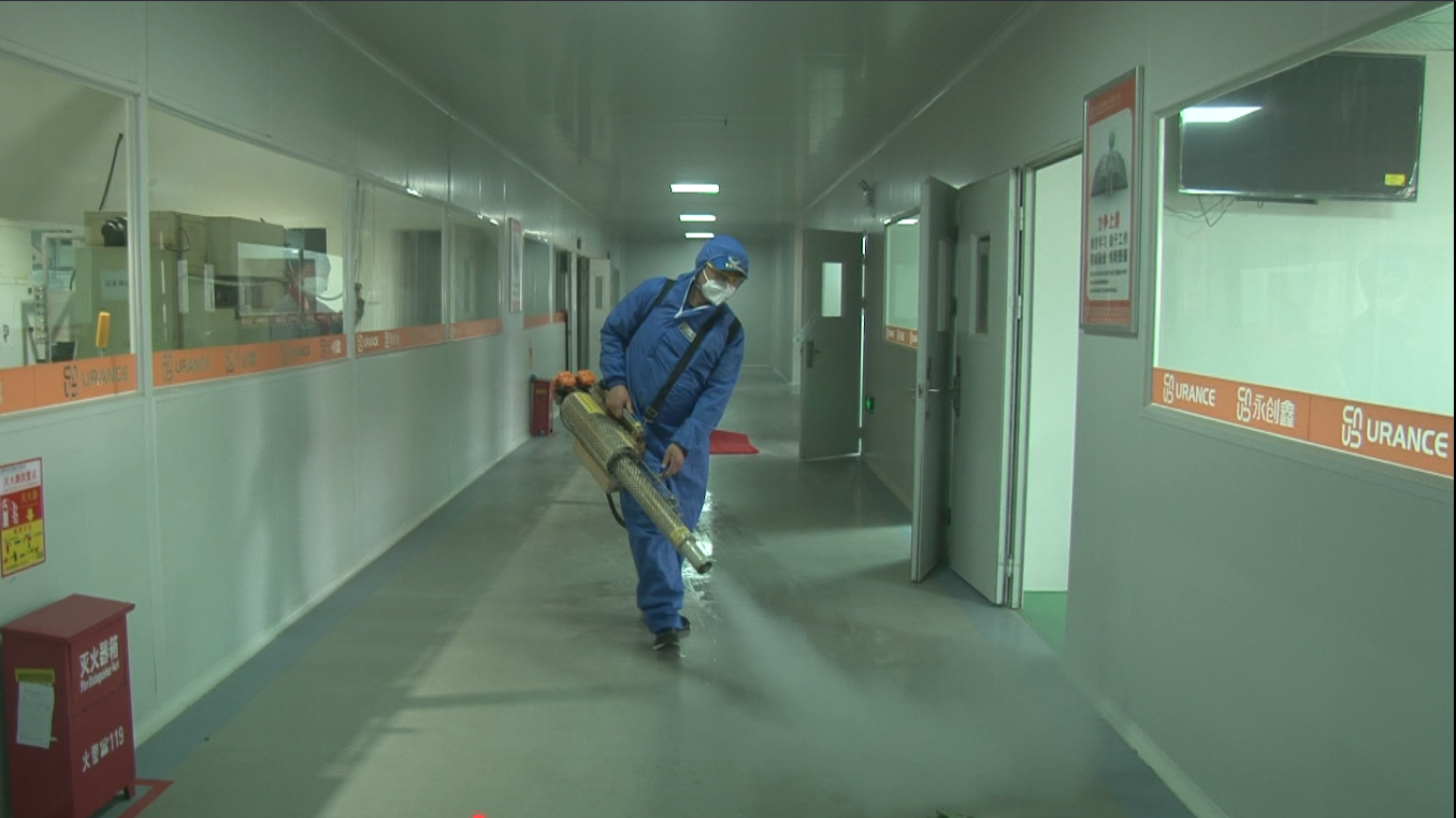 荆门东宝做好厂区消杀防疫助力企业复工复产