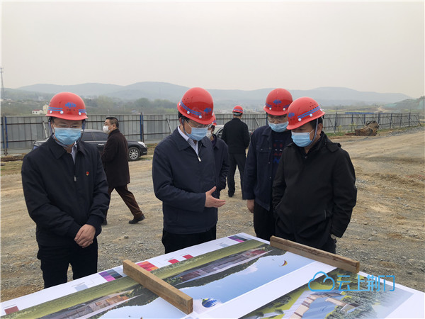 孙兵调研荆门城区重点城建项目和省市重点项目建设开工复工情况