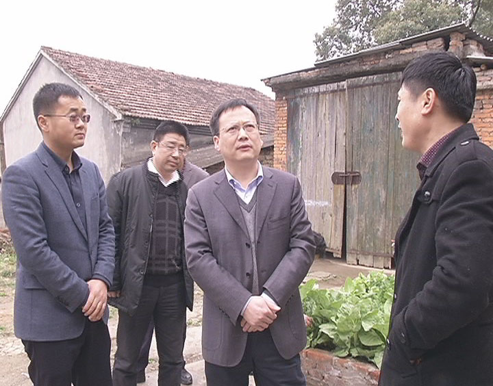 省民政厅副厅长杨昌斌来冶检查减灾救灾工作