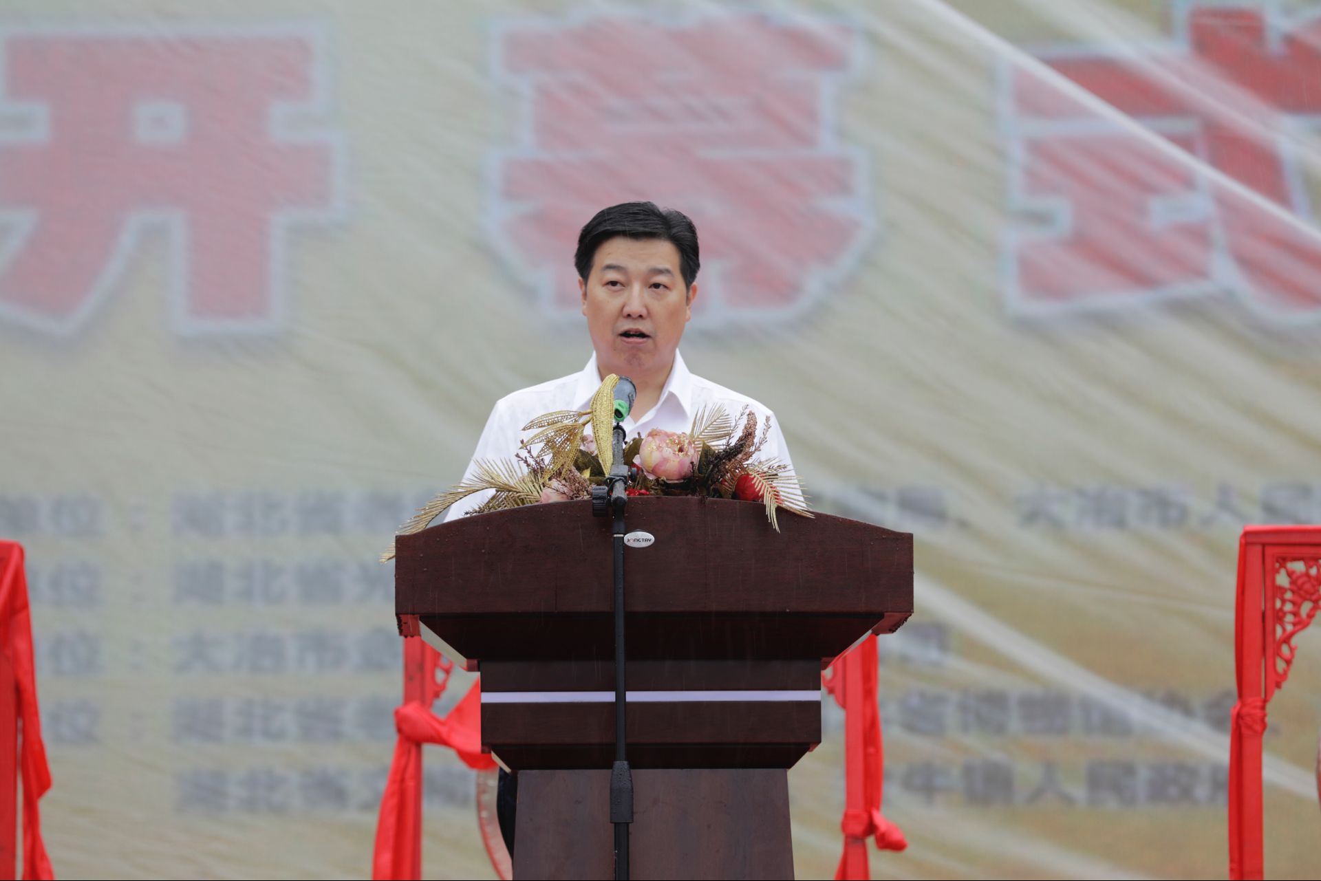 省委农工部副部长王述华,省旅游委副主任周正素,省林业厅副厅长王昌友