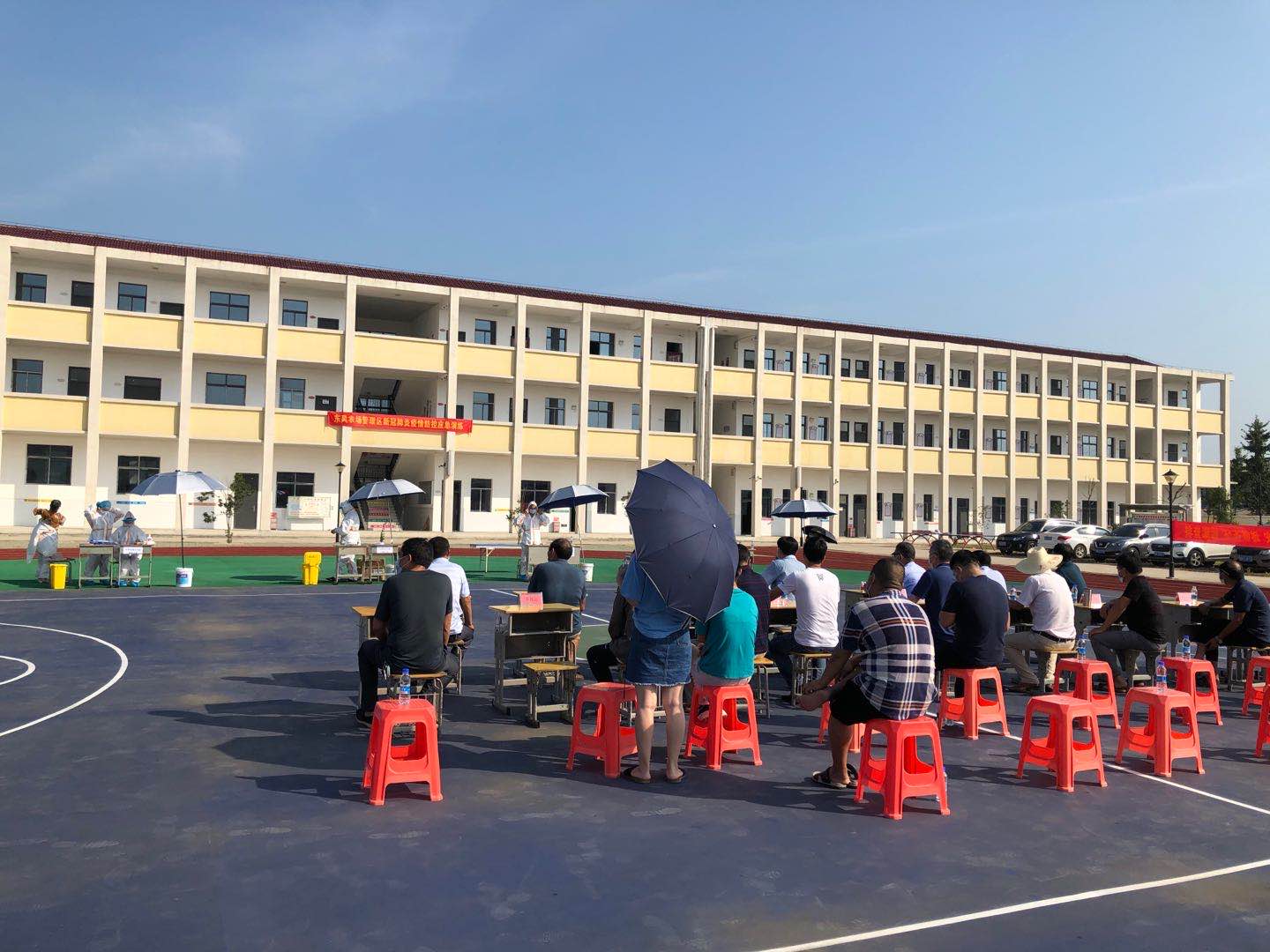 东风农场开展新冠肺炎疫情防控应急演练_云上大冶