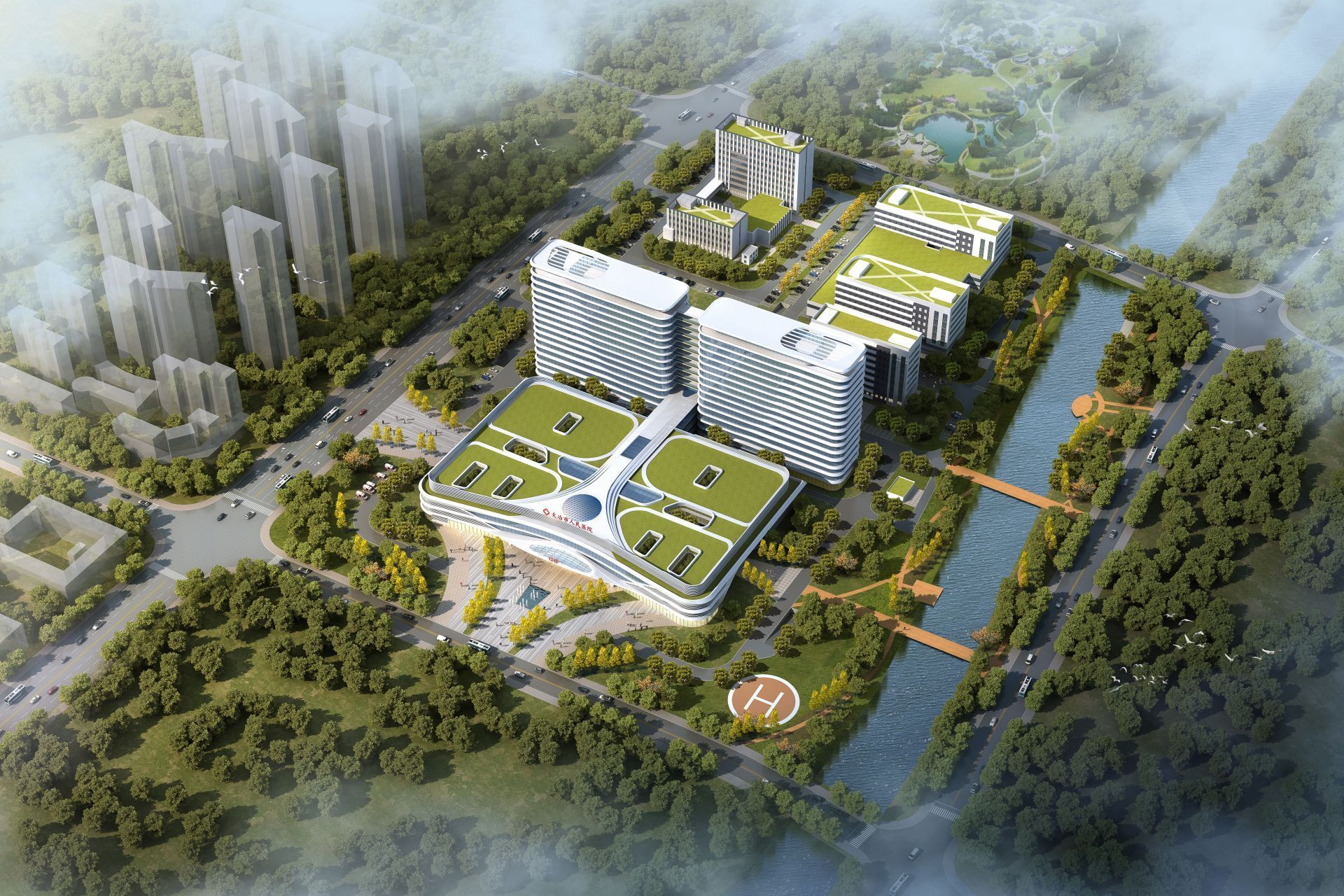 大冶东港公园规划图图片