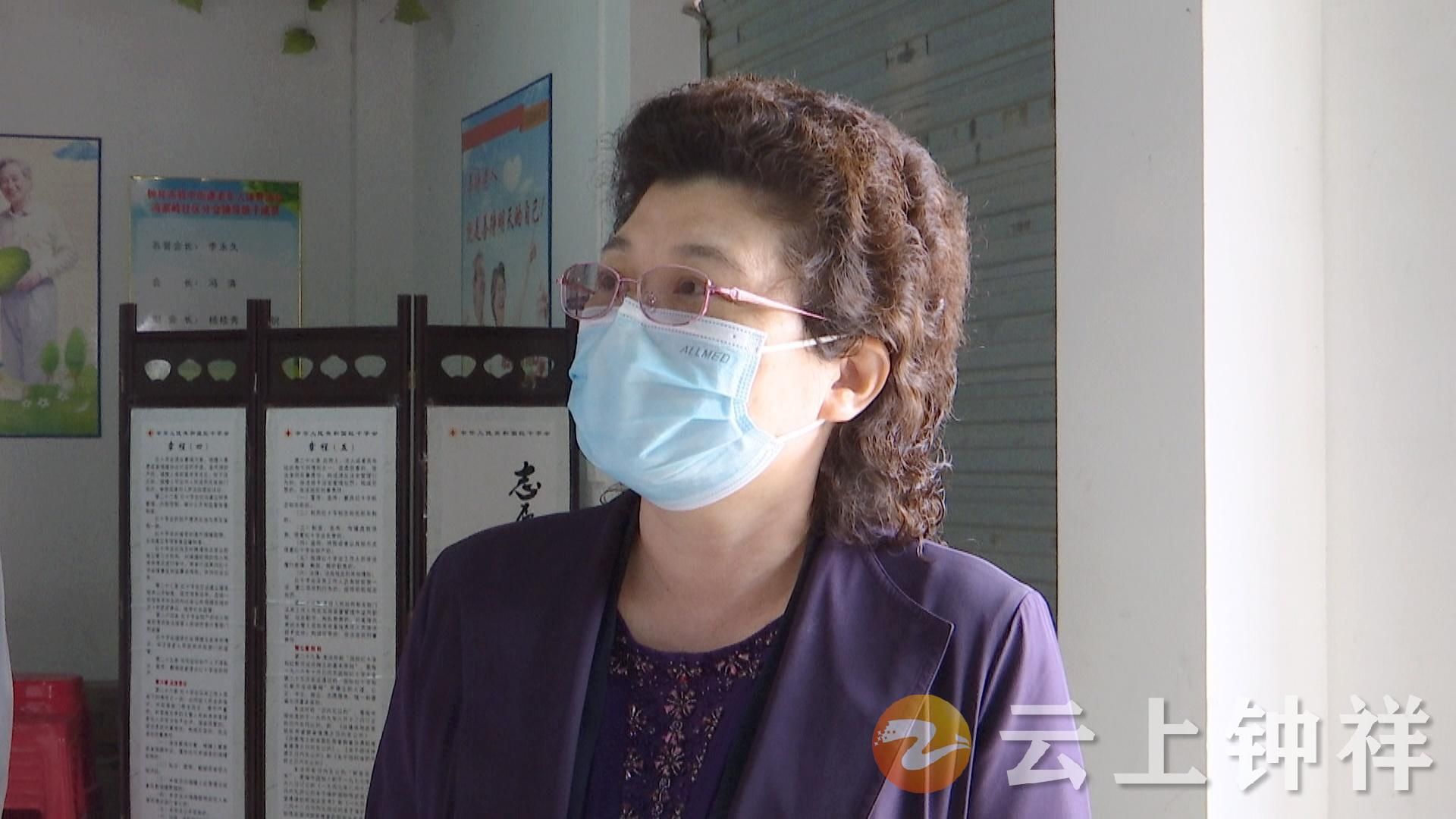 涂明珍调研钟祥市红十字工作