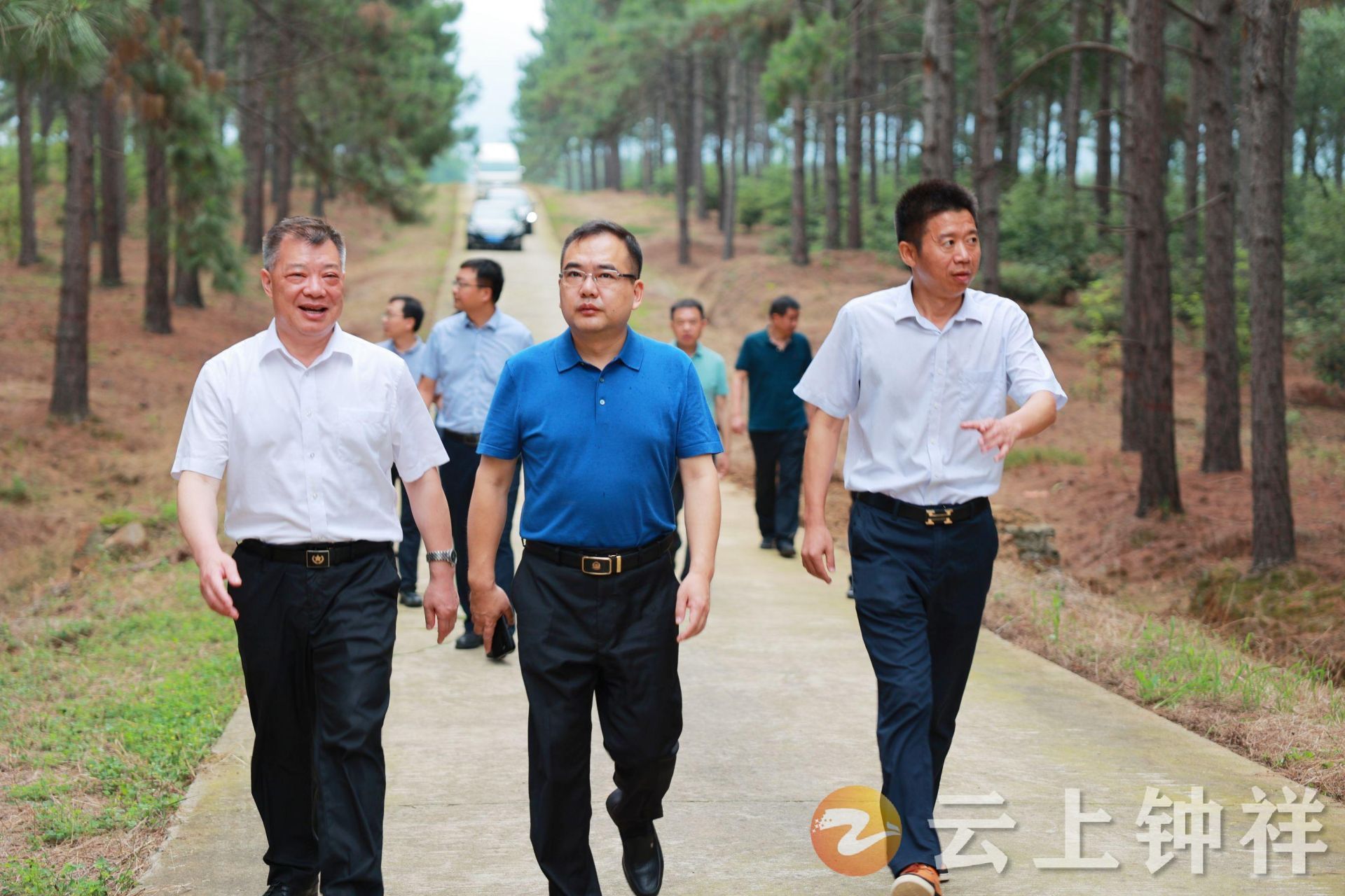 周軍在大口林場開展下基層察民情解民憂暖民心實踐活動檢查林長制工作