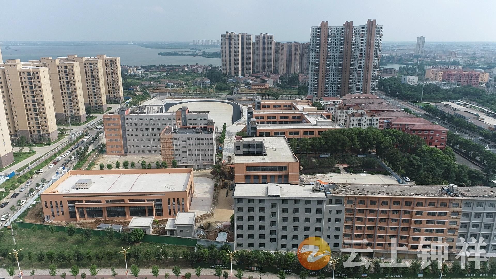 钟祥二中新校区建设项目进入收尾阶段_云上钟祥