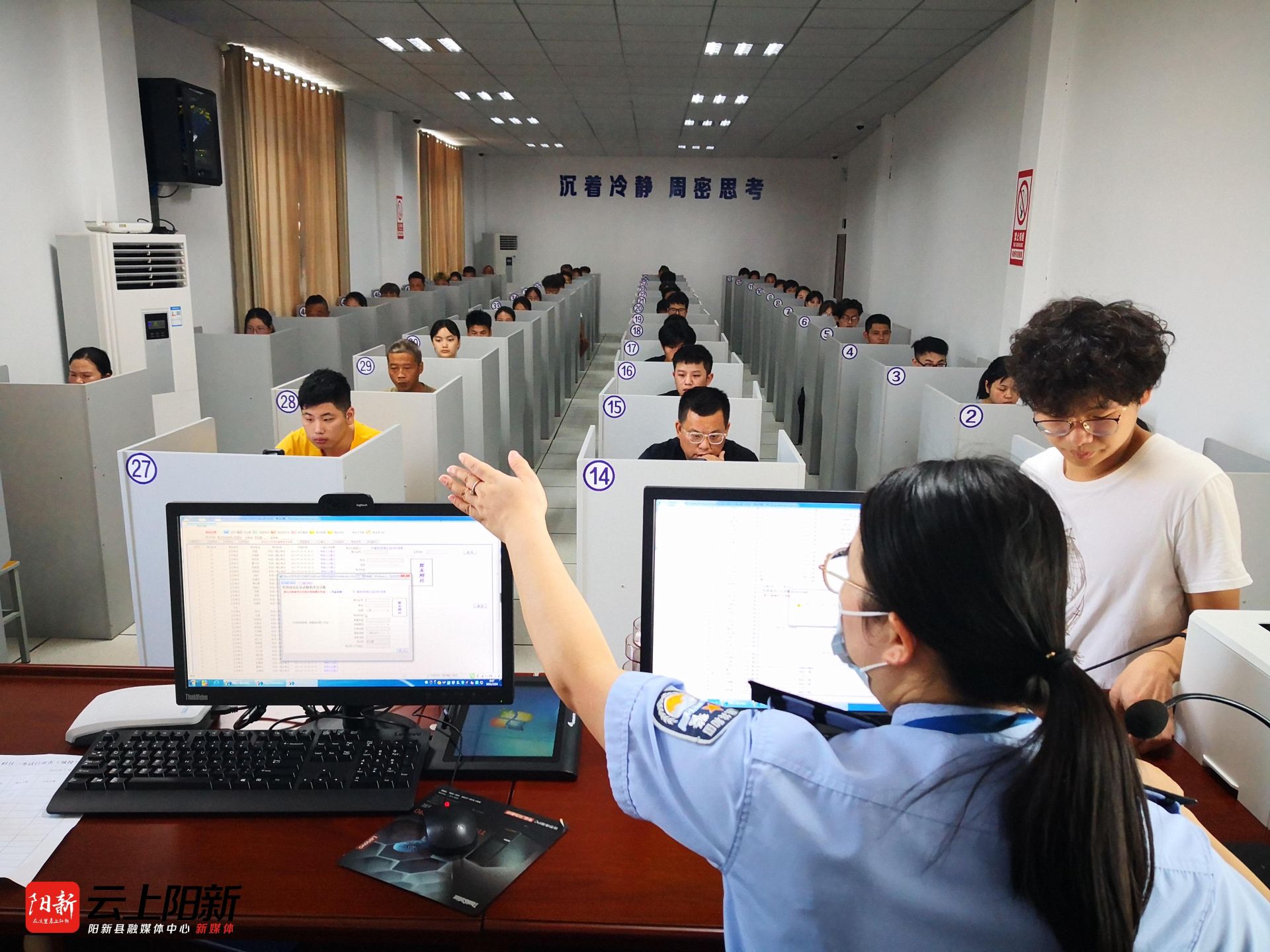 阳新交警为暑期学员新增两场科目一考试31日考试仍可预约