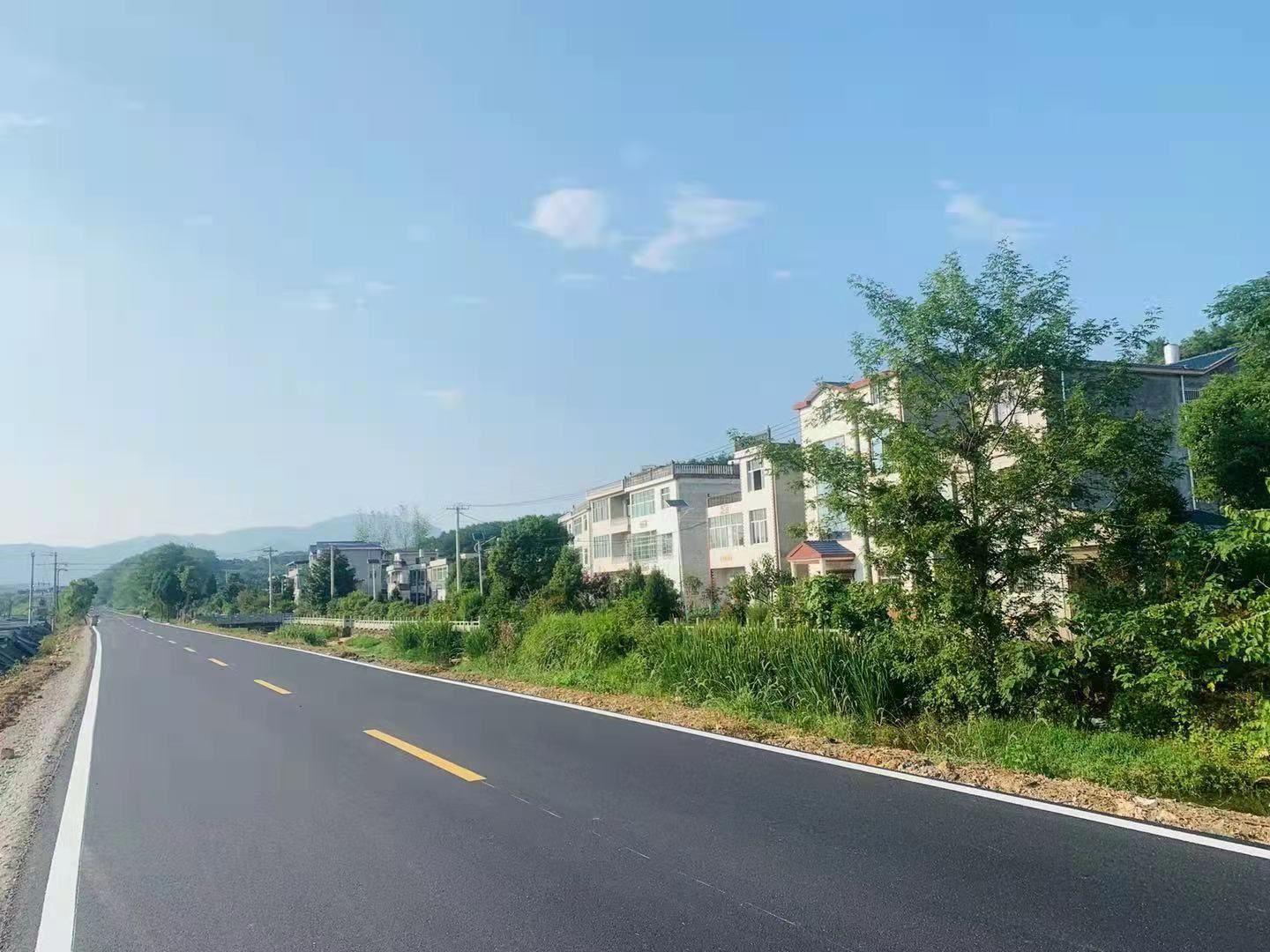 浮屠镇森罗公路提档升级工程竣工通车四好农村路旧貌换新颜