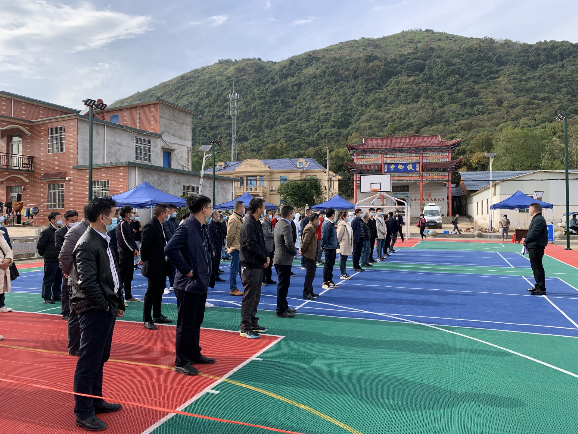 三溪镇开展新冠疫情防控应急演练_云上阳新