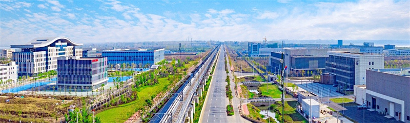 武汉国家航天产业基地。吴毅摄