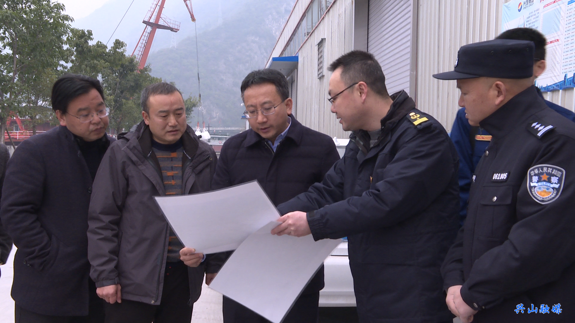 曹宏伟督导兴山县安全生产工作