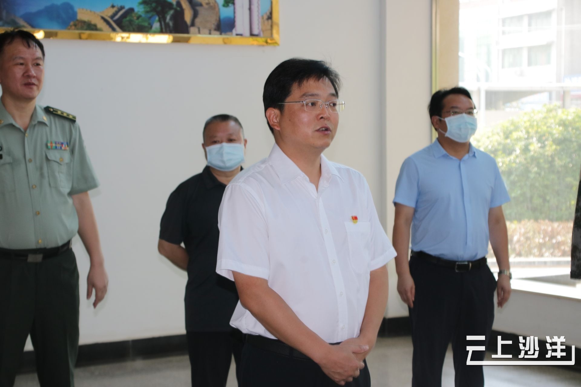 陈威率队开展"八一"建军节集中走访慰问活动