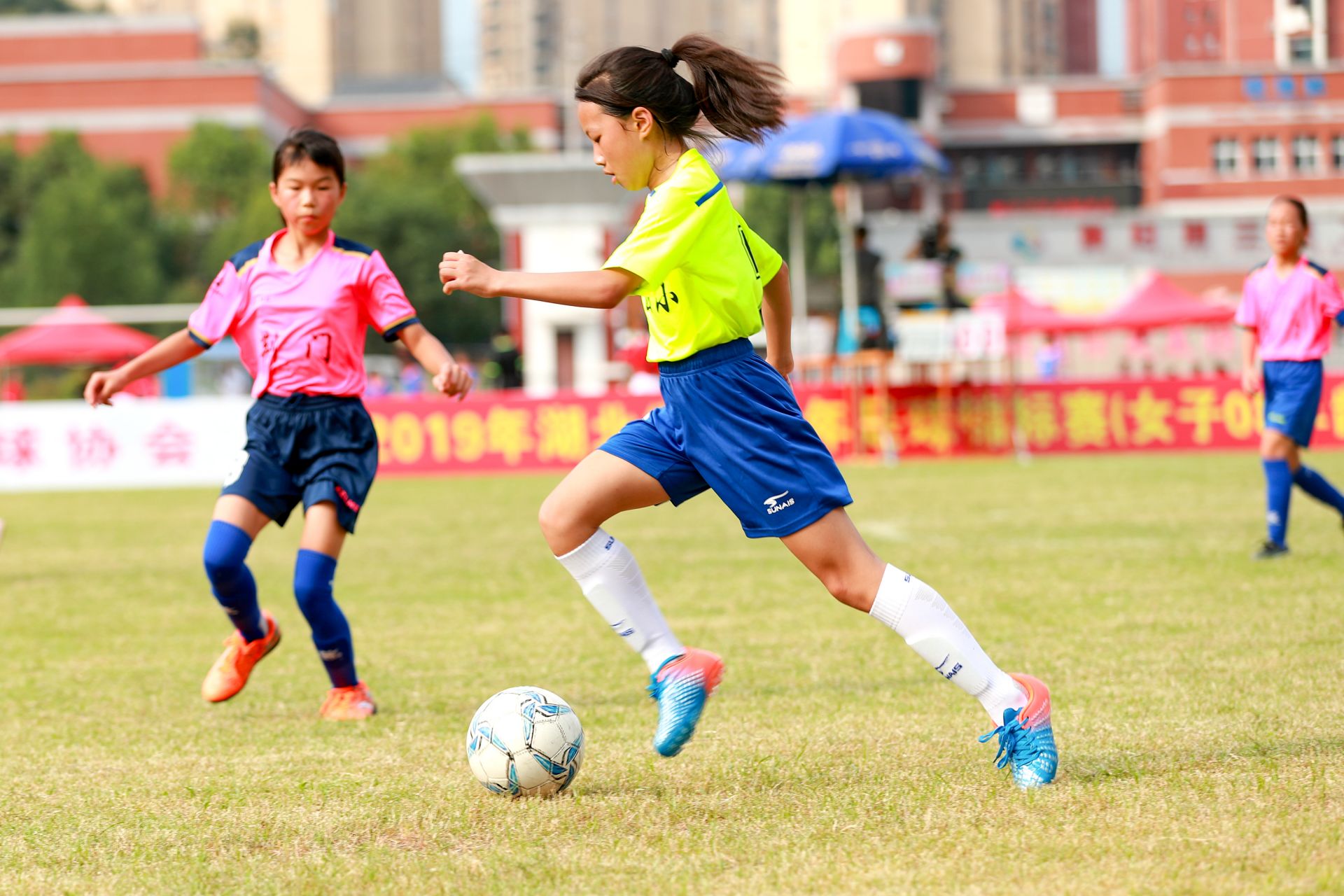 绿茵场上少年强 2019年湖北省青少年足球锦标赛(女子08年龄组)在秭归