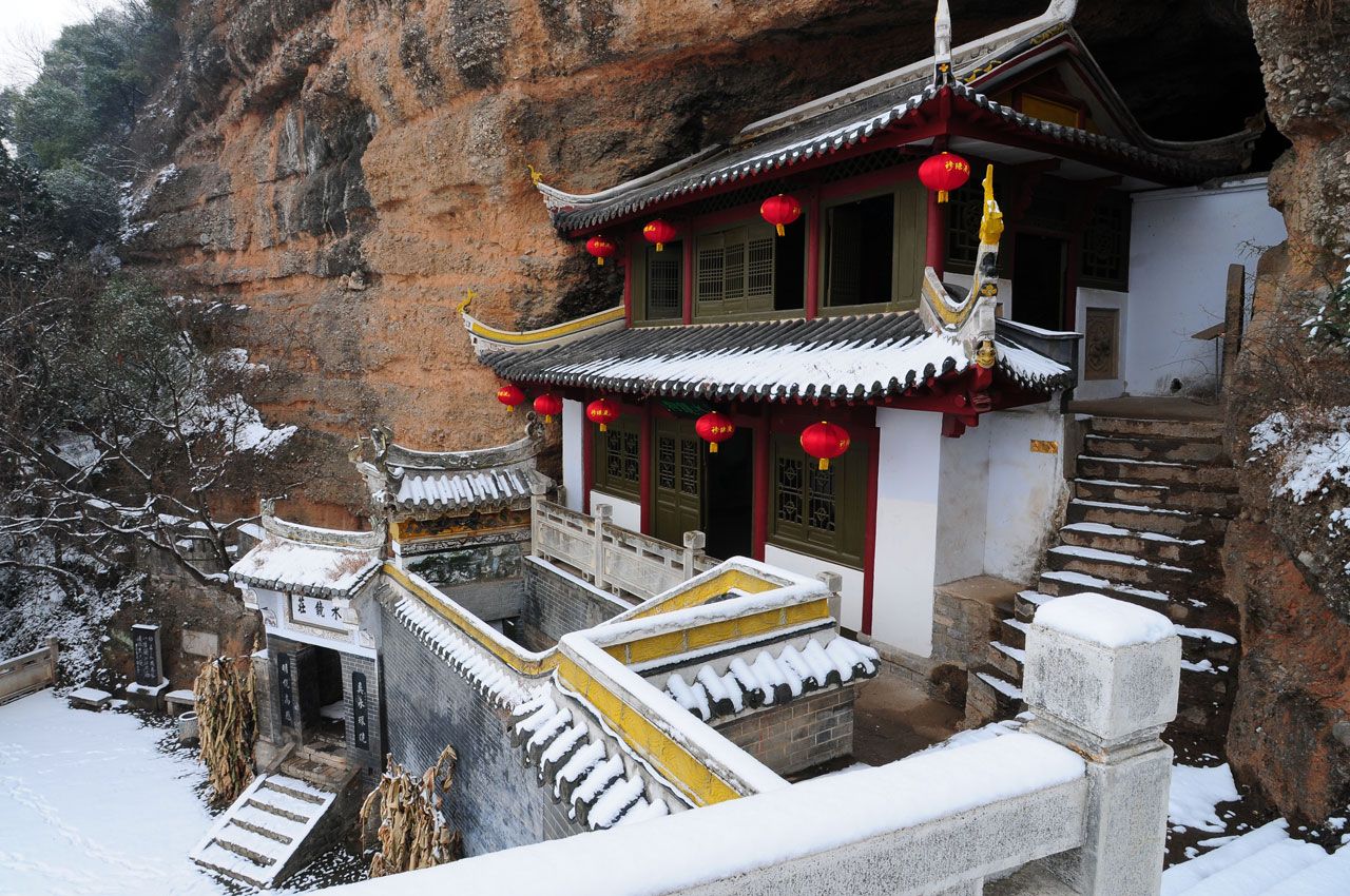 南漳旅遊景點丨水鏡莊