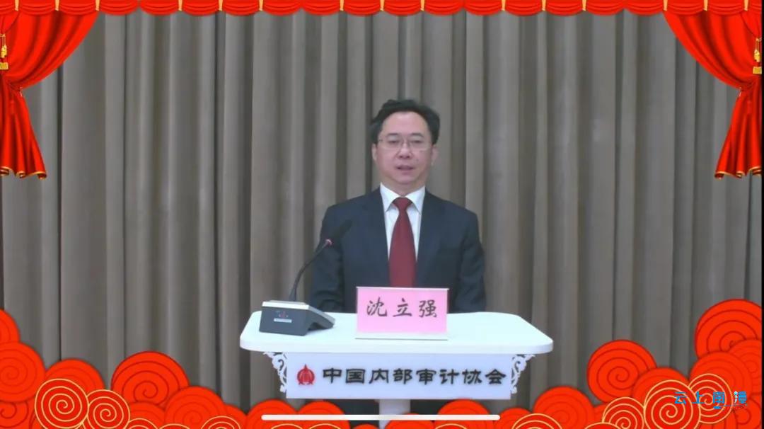 最后,协会副会长兼秘书长沈立强做会议总结,并希望广大内审人能够以本