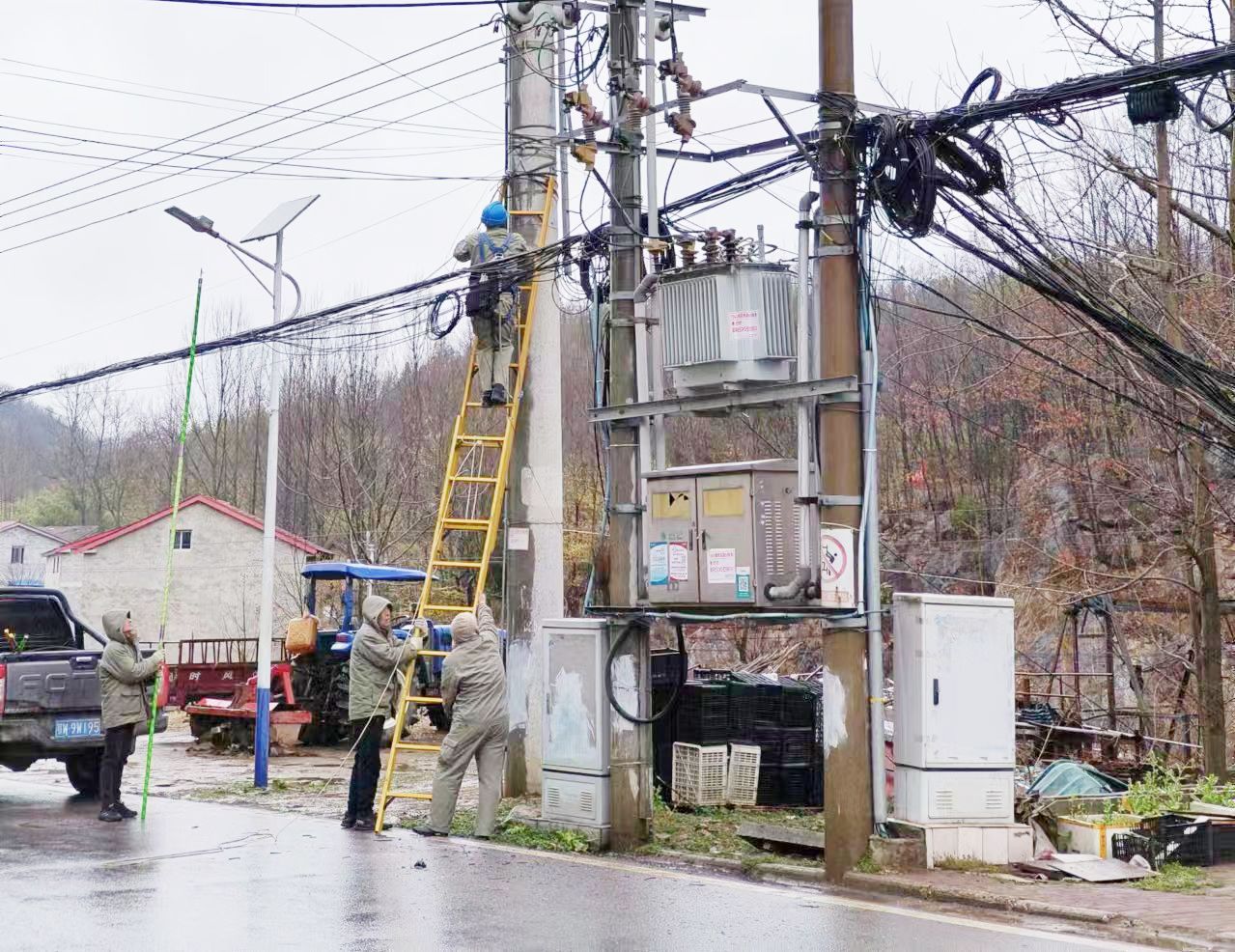 薛坪镇一网统管快速处理停电事件
