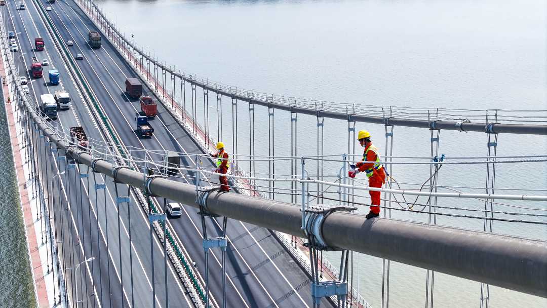 广州黄埔大桥维护检修