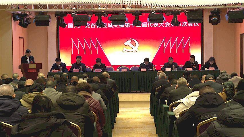 谷城县城关镇第十五届五次党代会召开 